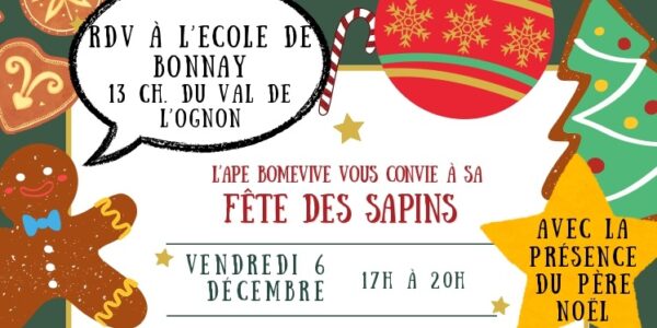 Fête Sapins APE - Bandeau